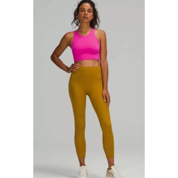 Lululemon Power Thru High-Rise Tight 25" Gold Spice‎ Size 2 Leggings - Picture 1 of 14